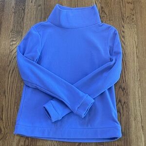 Dudley Stephens Park Slope turtleneck, Royal Violet, XS, terry fleece